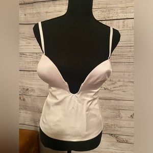 White corset top